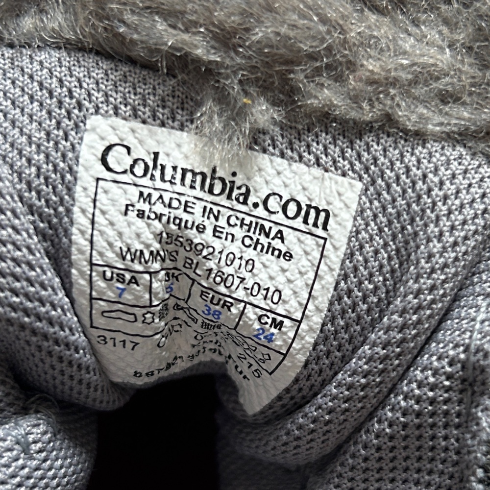Columbia Shorty Boots Omni Technology & Grip Faux Fur 200g, Size 7 - Picture 8 of 14